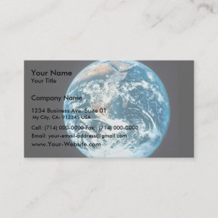 Carte De Visite La terre