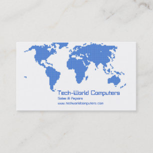 Carte De Visite La terre de pixel
