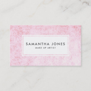 Carte De Visite La texture rose de velours moderne composent