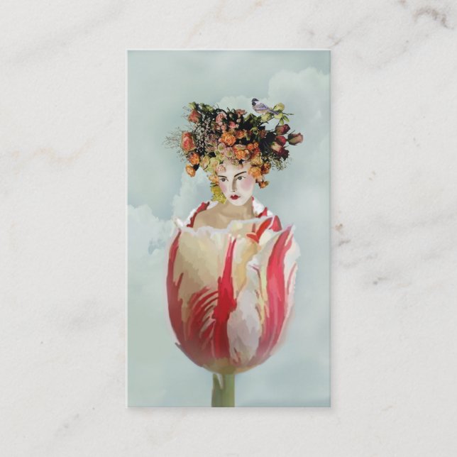 Carte De Visite La Tulipe (Devant)