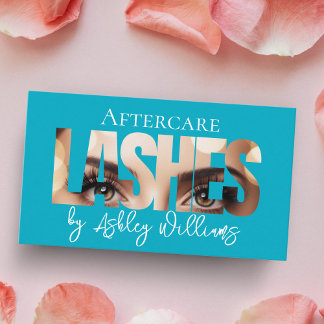 Carte De Visite La typographie moderne "LASHER by"