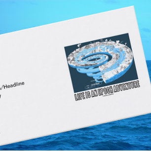 Carte De Visite La Vie Est Une Aventure Époque (Temps Géologique)