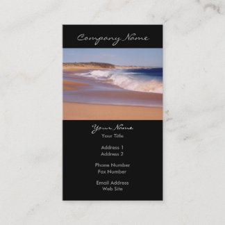 Carte De Visite La vie est une plage photo