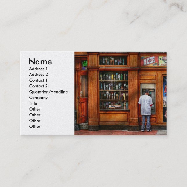 Carte De Visite La ville - DM de Baltimore - explorez la terre de (Devant)