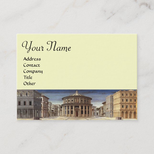 CARTE DE VISITE LA VILLE IDÉALE (Devant)