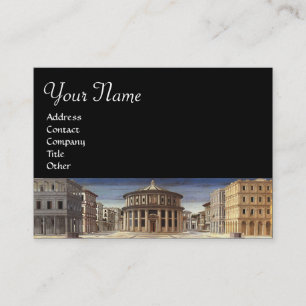 Carte De Visite LA VILLE IDÉALE, noire