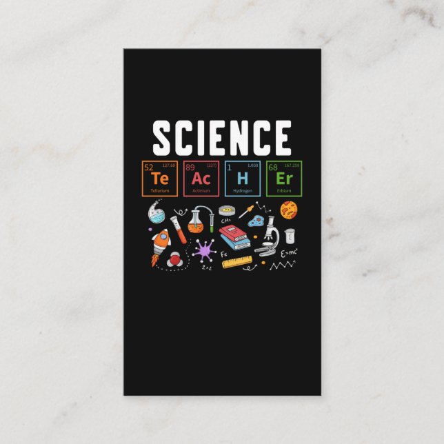 Carte De Visite Laboratoire de chimie des enseignants en sciences (Devant)