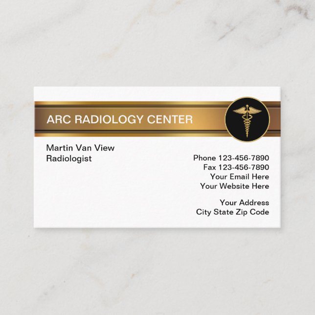 Carte De Visite Laboratoire de radiologie (Devant)