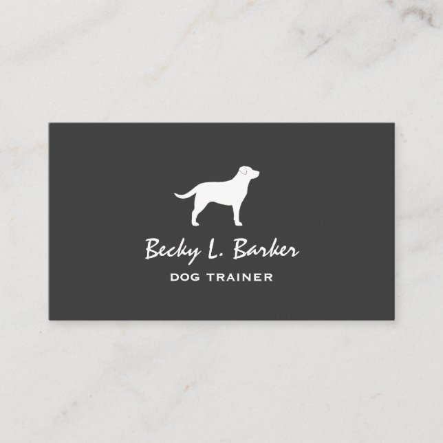 Carte De Visite Labrador Retriever (Devant)