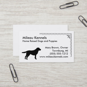 Carte De Visite Labrador Retriever
