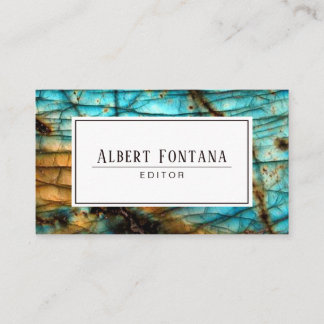 Carte De Visite Labradorite minimaliste