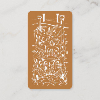 Carte De Visite Labyrinthe personnalisé pour thérapie