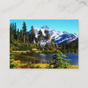 Carte De Visite Lac reflection