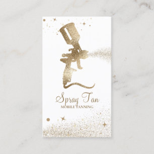 Carte De Visite Lacérant Teinté Sparkle Gold