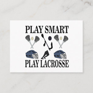 Carte De Visite Lacrosse Coach Sports