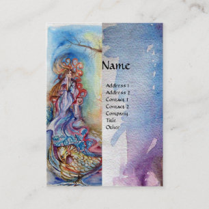 Carte De Visite LADY OF THE LAKE monogram gold