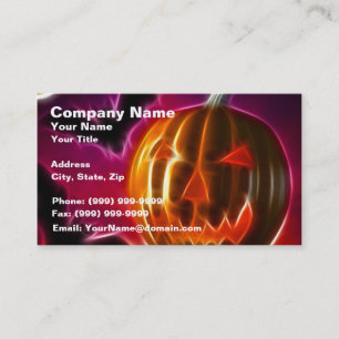 Carte De Visite Laisse Halloween