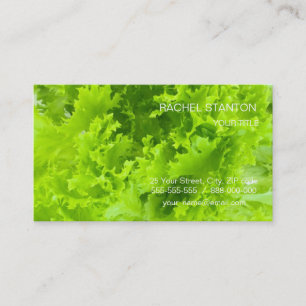 Carte De Visite Laitue verte