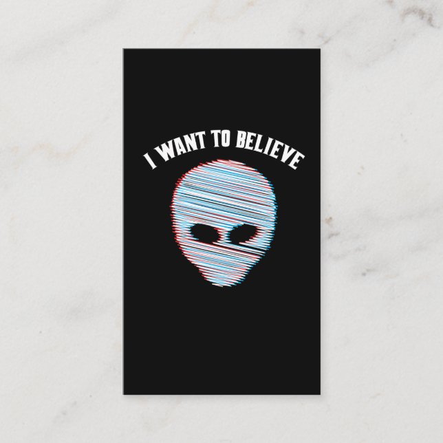 Carte De Visite L'alien en pastel de Kawaii de chemise de Goth (Devant)