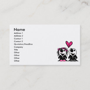 CARTE DE VISITE L'AMOUR DES ZOMBIES