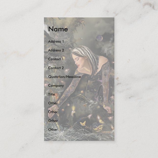 Carte De Visite L'amour est... (Devant)