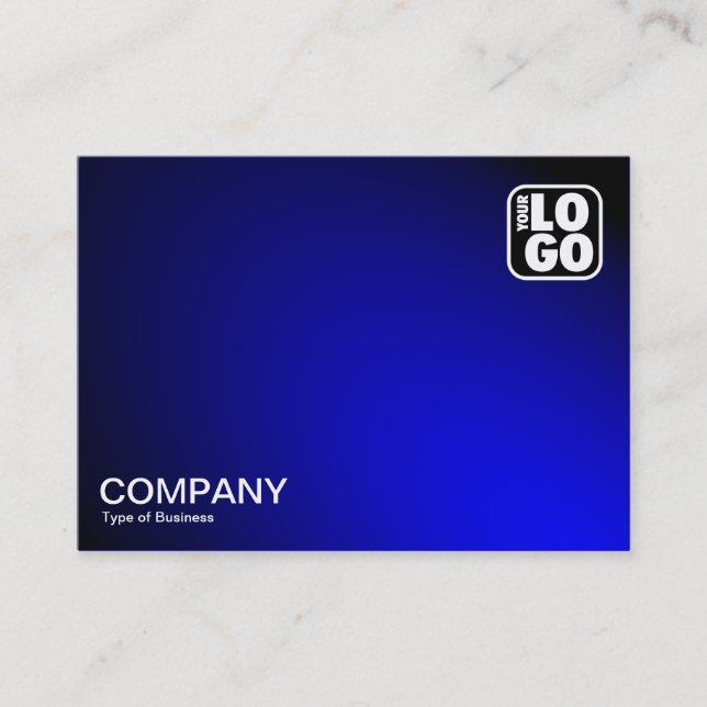 Carte De Visite Lampe à angle lumineux - Bleu (Devant)