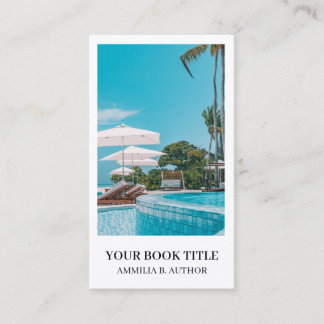 Carte De Visite Lancement du livre | Conception du logo promotionn