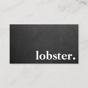 Carte De Visite langouste de tableau moderne.