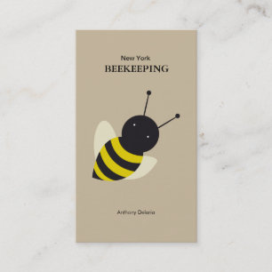 Carte De Visite l'apiculture d'abeille de kawaii