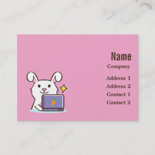 Carte de visite lapin