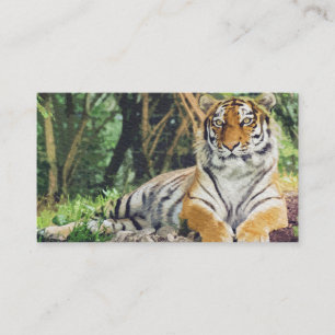 Carte De Visite L'Aquarelle de tigre