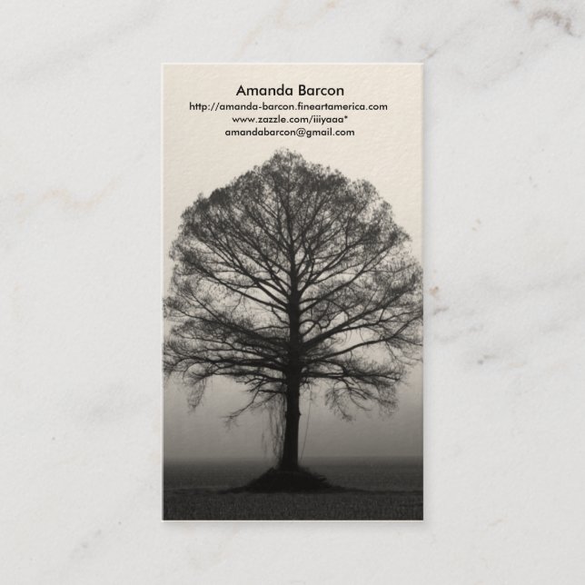 Carte De Visite L'arbre (Devant)