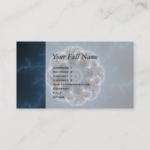 Carte De Visite L'Art Fractal De Galles