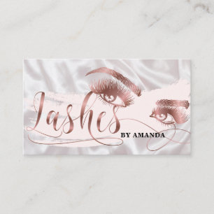 Carte De Visite L'artiste de maquillage Lash Eyebrow Eyes Lashes R