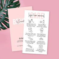 Laser Enlèvement des cheveux Instructions de soins