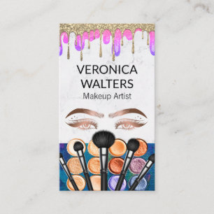 Carte De Visite Lashes oculaires   Beauté maquillage parties scint