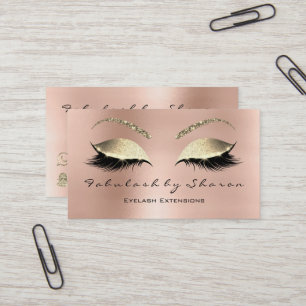 Carte De Visite Lashes, Studio De Beauté, Snapchat, Instagram, FB,