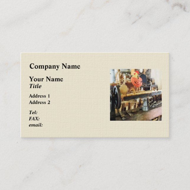 Carte De Visite Lathe (Devant)