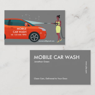 Carte De Visite Lavage de voiture mobile