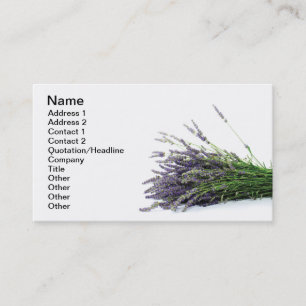 Carte De Visite Lavande