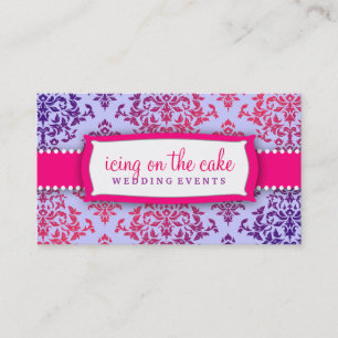 Carte De Visite Lavande rose 2 de la cerise sur le gâteau 311