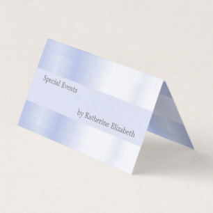 Carte De Visite Lavande Satin look minimal Élégant professionnel
