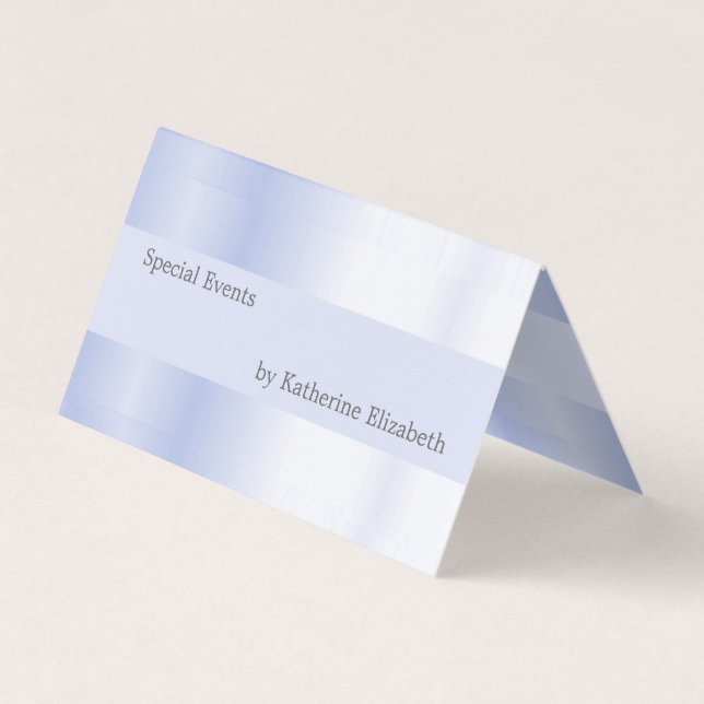Carte De Visite Lavande Satin look minimal Élégant professionnel (Dos)