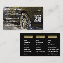 Lave-auto mobile Détail auto QR