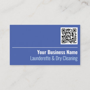 Carte De Visite Lave-linge et nettoyage à sec Code QR