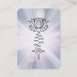 Carte De Visite *~* Lavender Lotus Blue Rays Reiki Healing Energy 