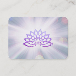 Carte De Visite *~* Lavender Lotus Rays Reiki Healing Energy