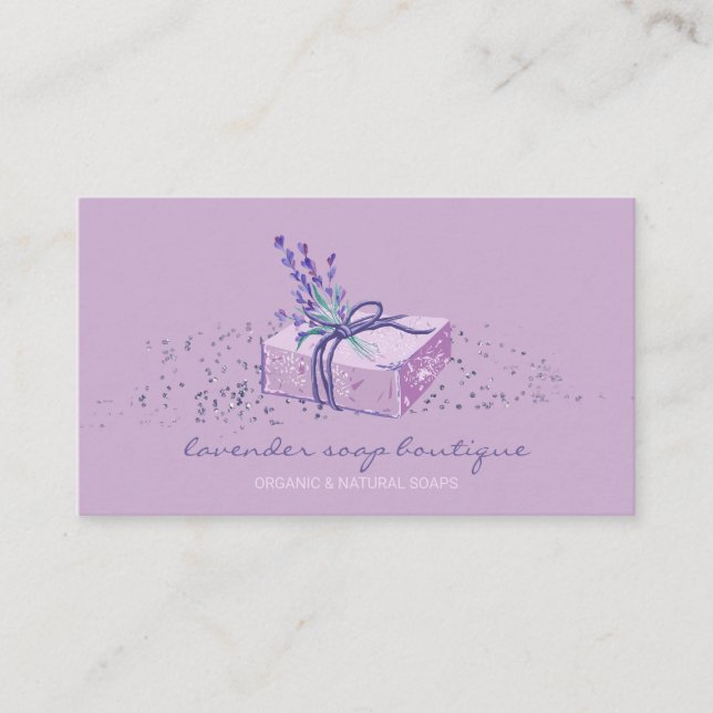 Carte De Visite Lavender Soap Maker Gift (Devant)