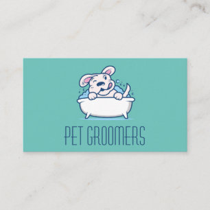 Carte De Visite Laver le chien   Services animaux