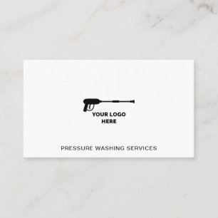 Carte De Visite Laver sous pression Ajouter votre logo